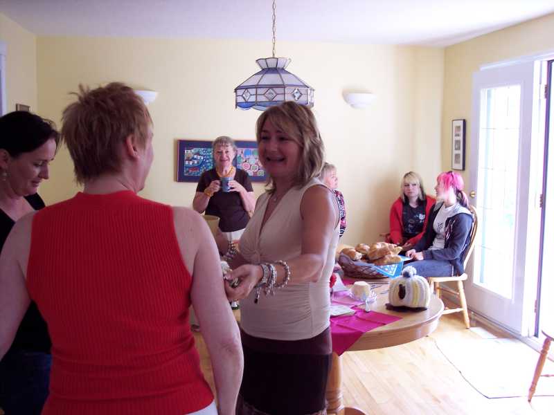 The breakfast send off from the Kohut's house in Souris