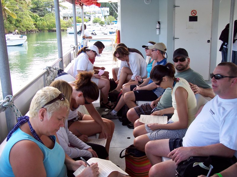 Heading out for snorkeling