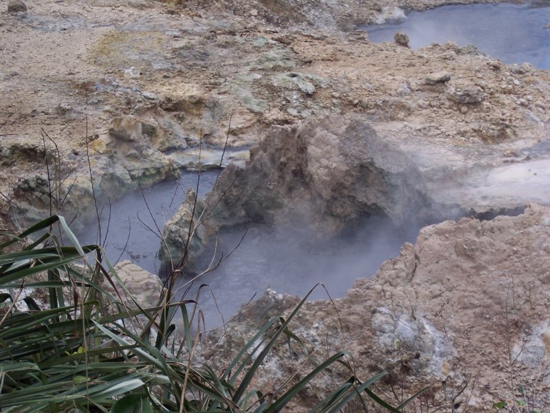 Boiling hot water at Soufrieres
