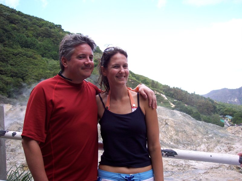 Andre and Irene at Soufrieres